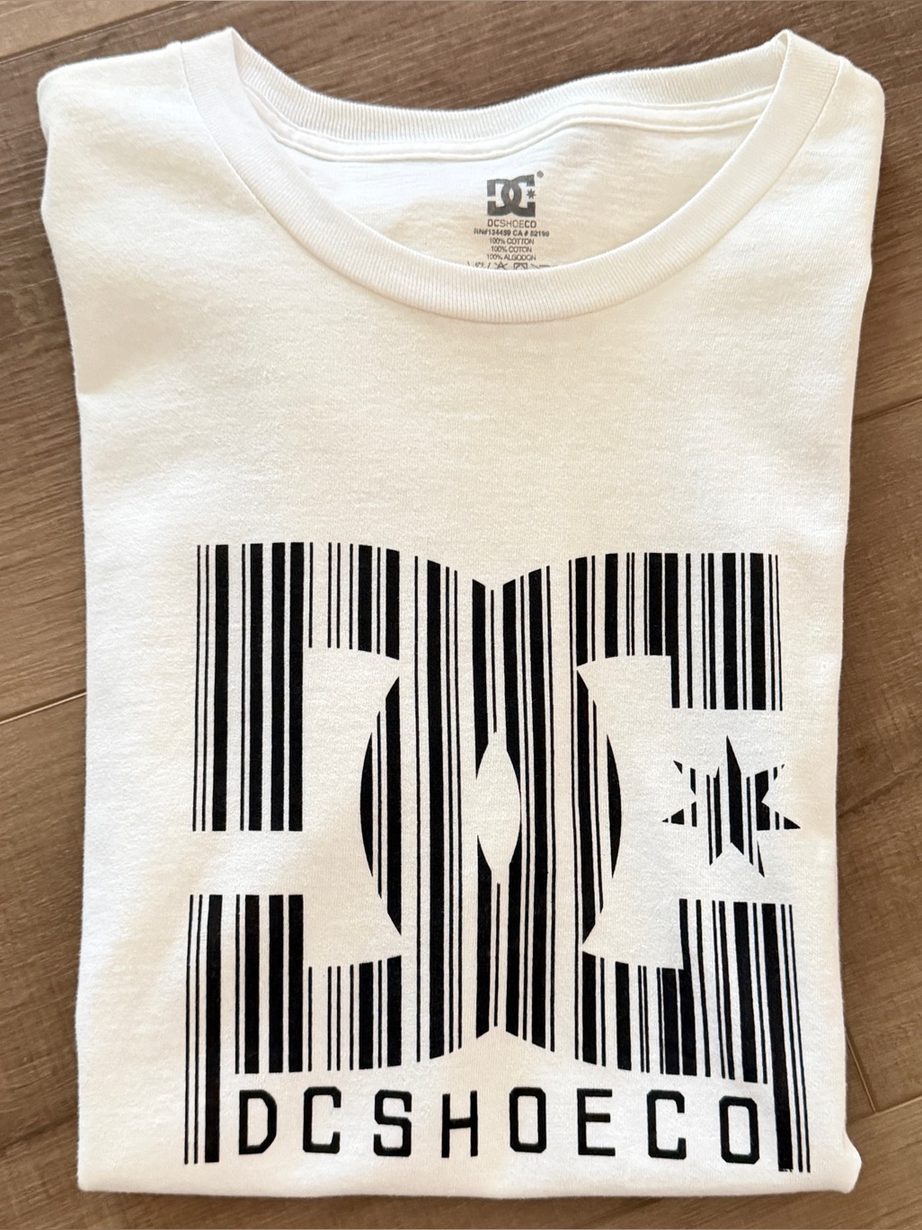 Dc Shoes Black Logo Graphic Unisex Large Tee T Shirt Skater Y2k Good Skateboard